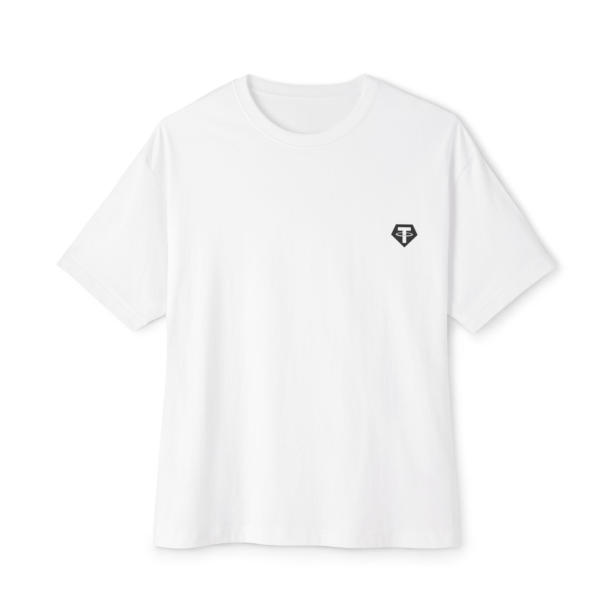 USDT Tether Simple Oversized Boxy Tee